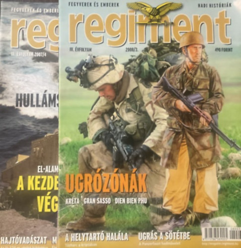 Tőrös  István (Főszerk.): Regiment magazin szórványszámok 2007/4, 2008/3 (2 szám)