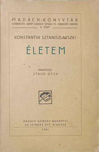 Konstantin Sztaniszlavszki: Életem