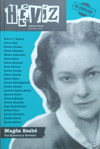 Cserna-Szabó András és Szálinger Balázs (szerk.): Hévíz - Literary Journal - Special Issue 2015