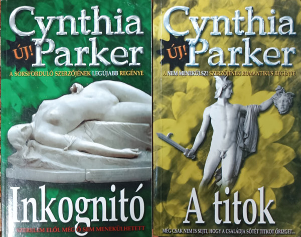 Cynthia Parker: Inkognitó + A titok (2 kötet)