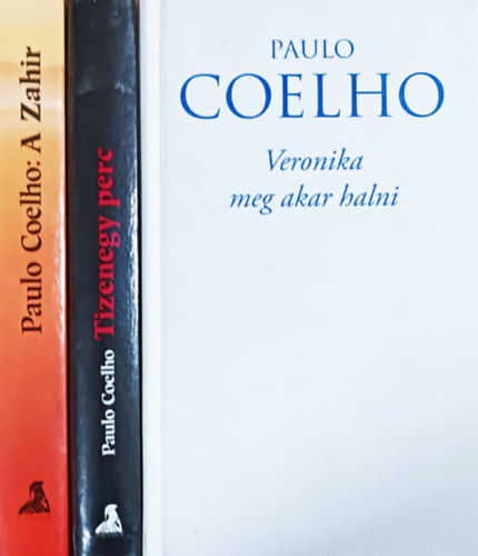 Paulo Coelho: A zahír + Tizenegy perc + Veronika meg akar halni (3 kötet)