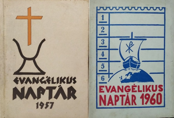 : Evangélikus Naptár 1957 + 1960 (2 kötet)