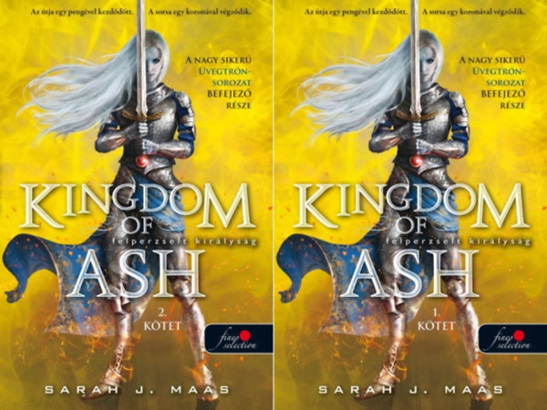 Sarah J. Maas: Kingdom of Ash - Felperzselt királyság (Üvegtrón 7. 1. + 2. kötet)