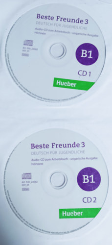 : Beste Freunde 3 - B1 CD1+ CD2 (2 db Audio-CD zum Arbeitschbuch - ungarische Ausgabe Hörtexte)