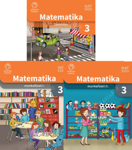 Fülöp Mária: Matematika 3. tankönyv + munkafüzet 3. I-II.
