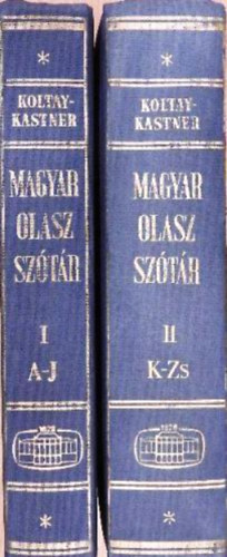 Koltay-Kastner Jenő: Magyar-olasz nagyszótár I-II.