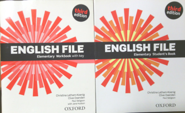Christina Latham-Koenig: English File: Elementary Workbook with key + Elementary Student's Book