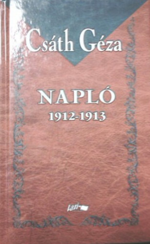 Csáth Géza: Napló 1912-13