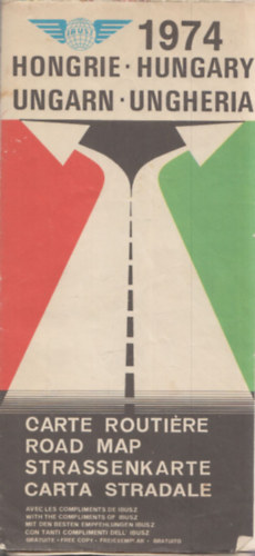 : IBUSZ Hungary Road Map 1974