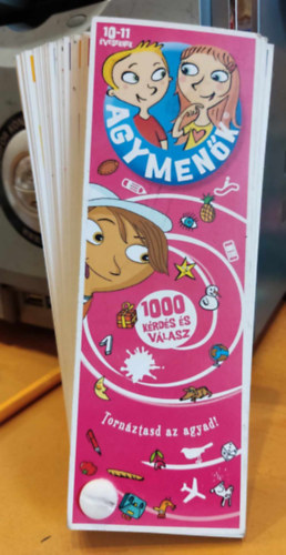 Editions Play Bac, Szűcs Adrienn (SZERK.): Agymenők: 1000 kérdés és válasz 10-11 éveseknek (pink)