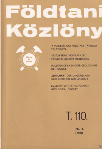 Dank Viktor dr.: Földtani Közlöny T. 110. - No. 2. (1980)