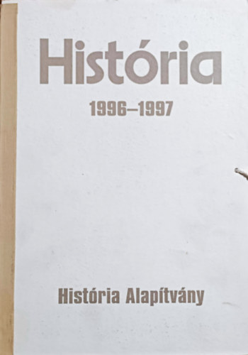 Glatz Ferenc  (szerk.): História 1996-1997. (teljes évfolyamok, lapszámonként, mappában)