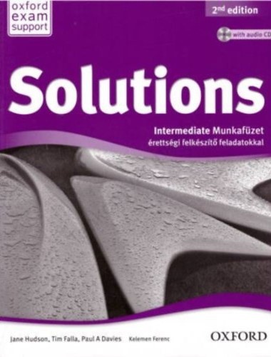 Tim Falla: SOLUTIONS 2ND ED. INTERMEDIATE MUNKAFÜZET + AUDIO CD (HUN)