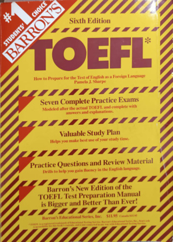 Pamela J. Sharpe: How to Prepare for the Toefl: Test of English As a Foreign Language