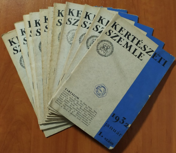 : Kertészeti Szemle - IV. évf. 1-12. sz. (1932 január-december, teljes évfolyam)