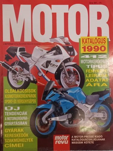 Motor-Presse Kiadó Kft.: Motor katalógus 1990 (Motorkatalógus '90)