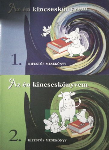 Balogh Anikó: Az én kincseskönyvem 1-2. (kifestős mesekönyv)