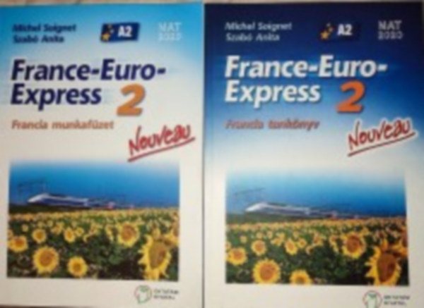 Michel Soignet-Szabó Anita: France-Euro-Express 2 (Francia tankönyv) Nouveau (Tankönyv + Munkafüzet)