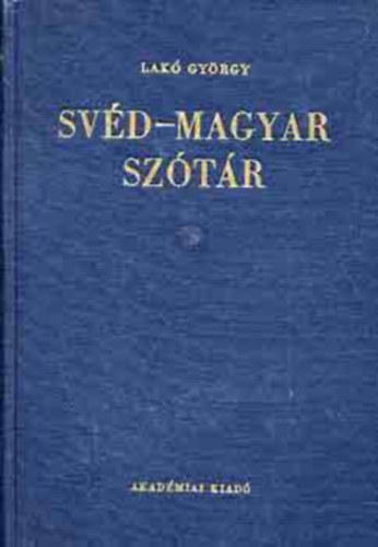 Lakó György: Svéd-magyar szótár