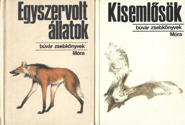 : 2 db Búvár Zsebkönyvek, Egyszervolt állatok, Kisemlősök