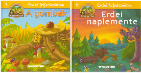 : Erdei felfedezőúton 7, 12 - A gombák + Erdei naplemente (DeAgostini) ( 2 kötet)
