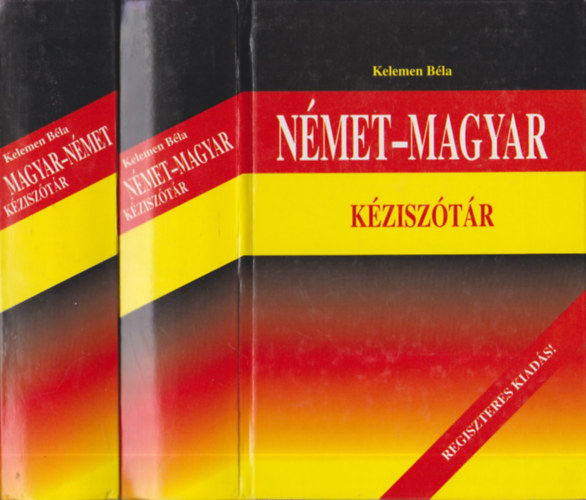 Kelemen Béla: Német-magyar kéziszótár + Magyar-német kéziszótár (Regiszteres kiadás)
