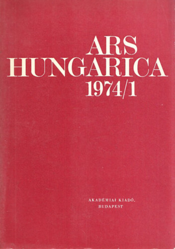 : Ars Hungarica 1974/1.