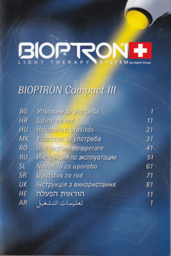 : Bioptron Light therapy system - Bioptron Compact III