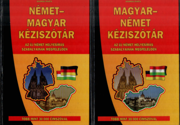 Bodrogi Márta (szerk.): Német-magyar / magyar-német kéziszótár (2 kötet)