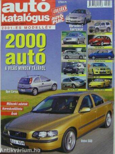 : Autókatalógus 2000/3 2001-es modellév