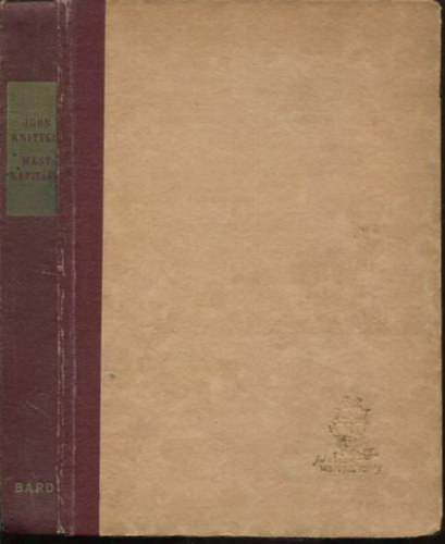 John Knittel: West kapitány