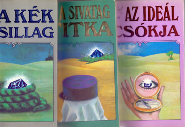 P. C. Wren: Kék Csillag trilógia 1-3.: 1. A Kék Csillag (Beau Geste) + 2. A sivatag titka (Beau Sabreur) + 3. Az ideál csókja (Beau Idéal) - Hampel József rajzaival