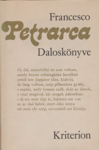 Francesco Petrarca: Francesco Petrarca daloskönyve
