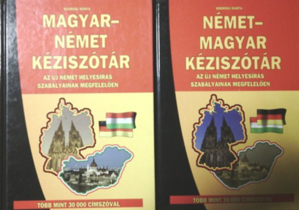 Bodrogi Márta (szerk.): Német-magyar / magyar-német kéziszótár (2 kötet)