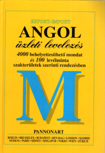 Pannonart: Angol üzleti levelezés