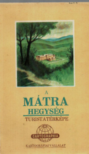 : A Mátra hegység turistatérképe