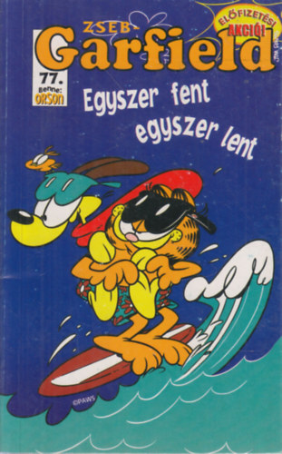 Jim Davis: Zseb-Garfield 77.- Egyszer fent egyszer lent