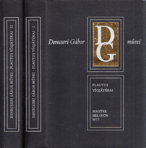 Titus Maccius Plautus: Plautus vígjátékai I-II. (Devecseri Gábor Művei)
