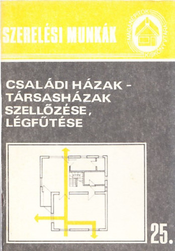 Szalay Zoltán (szerk.): Családi házak - Társasházak szellőzése, légfűtése - Szerelési munkák (Magánépítők Kiskönyvtár 25.)