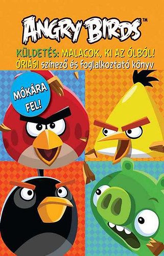 : Angry Birds óriási színező és foglalkoztató könyv - Küldetés: Malacok ki az ólból!