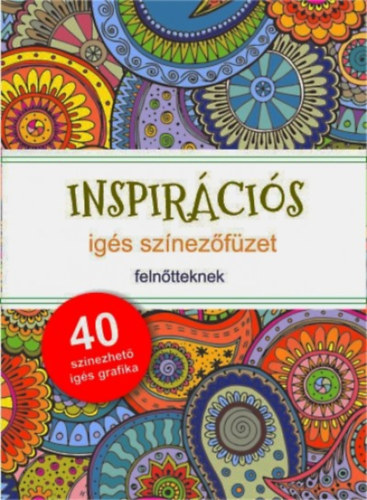 : Inspirációs igés színezőfüzet felnőtteknek - kicsi