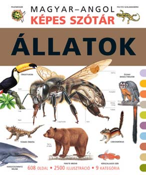 : Állatok - Magyar-angol képes szótár