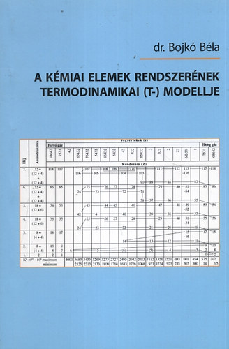 Bojkó Béla: A kémiai elemek rendszerének termodinamikai (T-) modellje